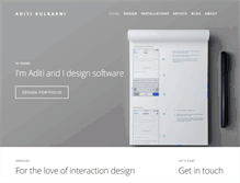 Tablet Screenshot of aditikulkarni.com